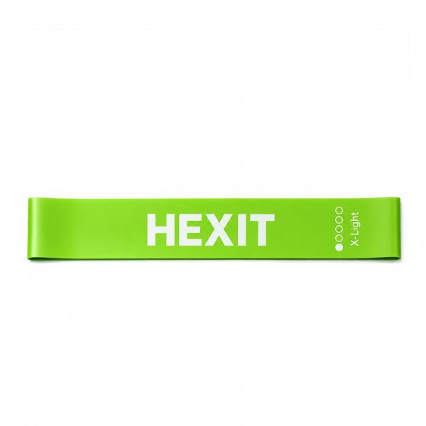 HEXIT Gumena Mini Band X-Light Zelena