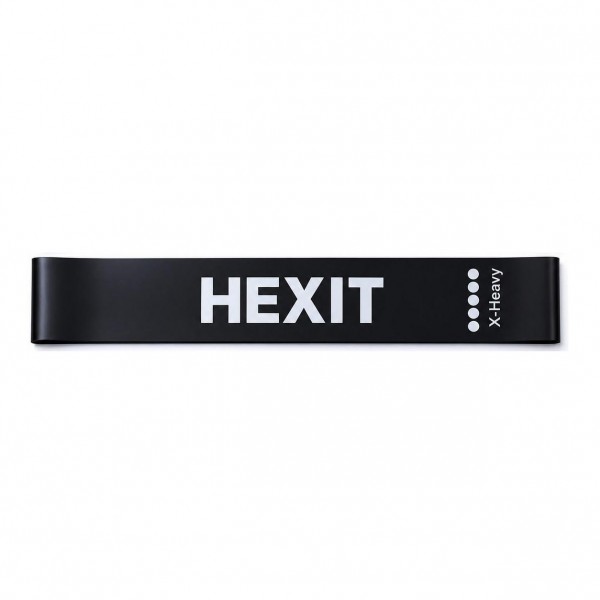 HEXIT Gumena Mini Band X-Heavy Crna