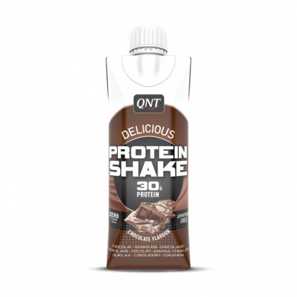 QNT Delicious Whey Shake, Čokolada, 330 ml