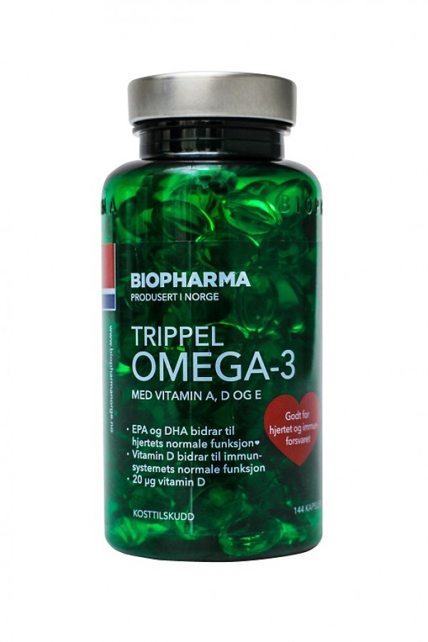 Norveške Omega 3, 144 gel kapsule