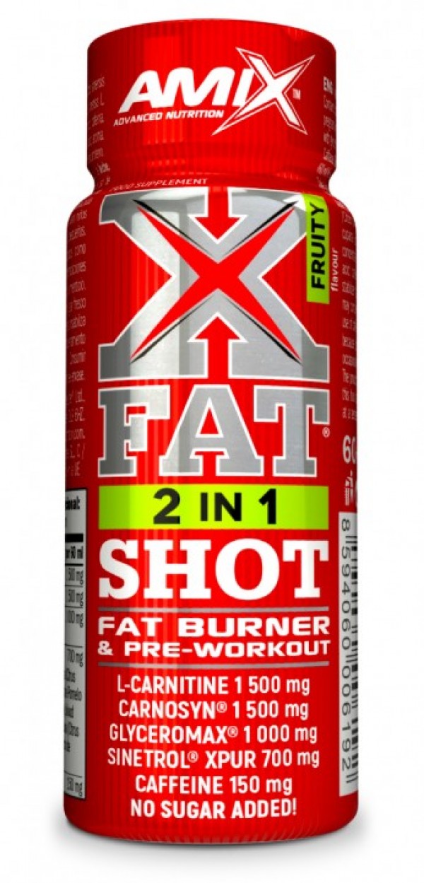 AMIX X-Fat  2in1 Shoot 60 ml Voćni