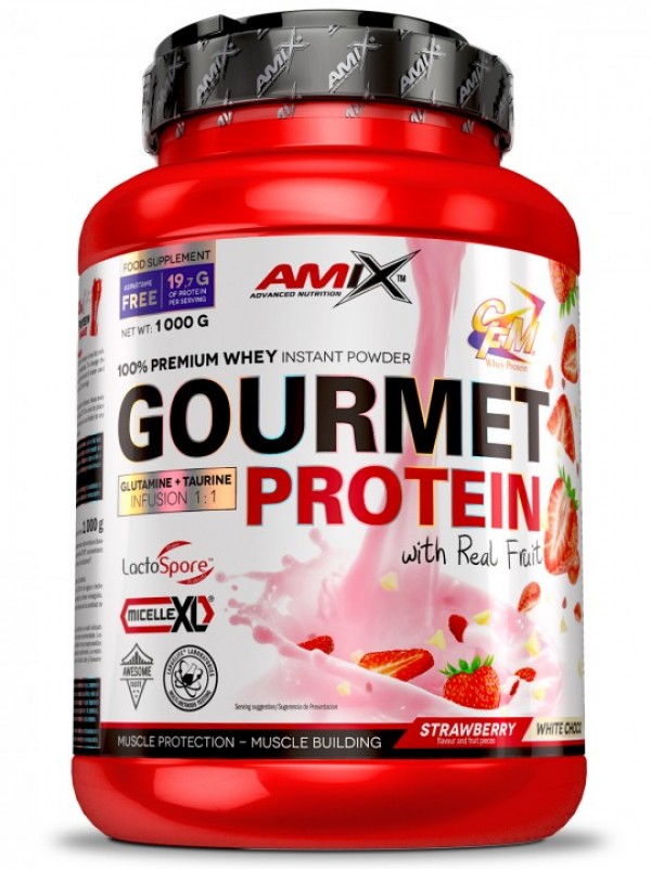 AMIX Gourmet Protein 1 kg Jagoda