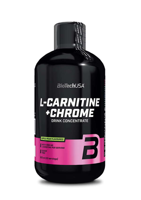 BioTech USA L-Carnitine+Chrome 0,5 l Pomorandža