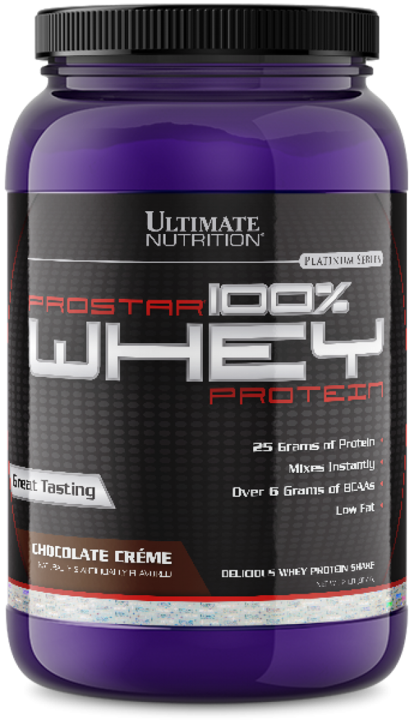 Ultimate Nutrition - 100% Whey Prostar, Čokolada, 907 g
