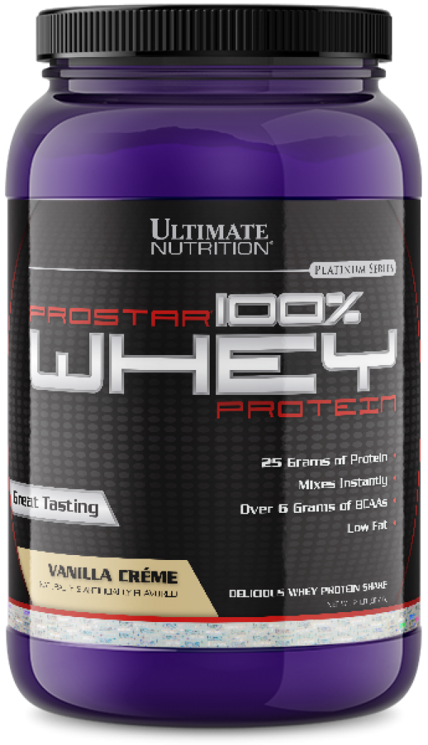 Ultimate Nutrition - 100% Whey Prostar, Vanila, 907 g