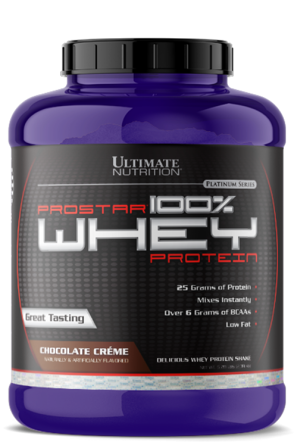 Ultimate Nutrition 100%  Whey Prostar, Čokolada, 2,39 kg