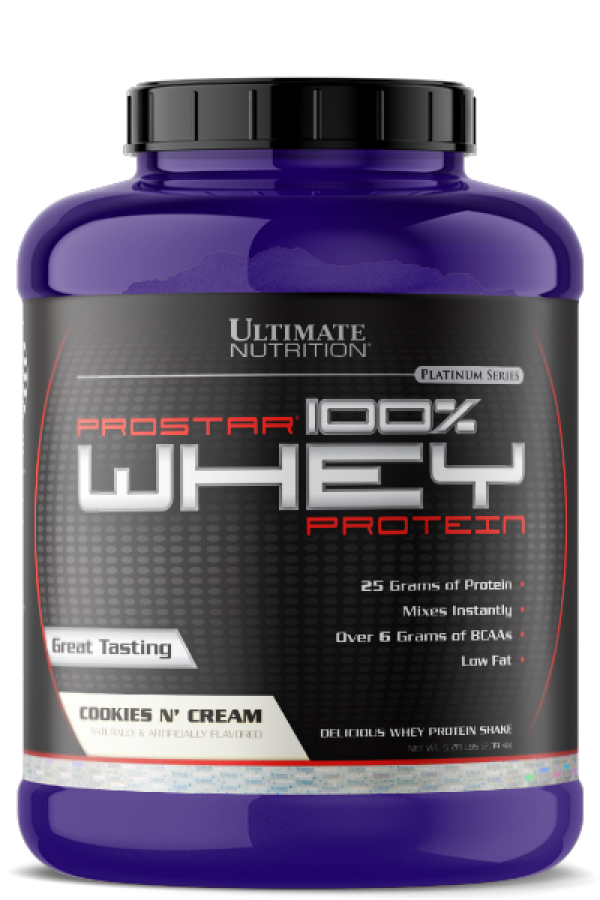 Ultimate Nutrition 100%  Whey Prostar, cookies & creme, 2,39 kg