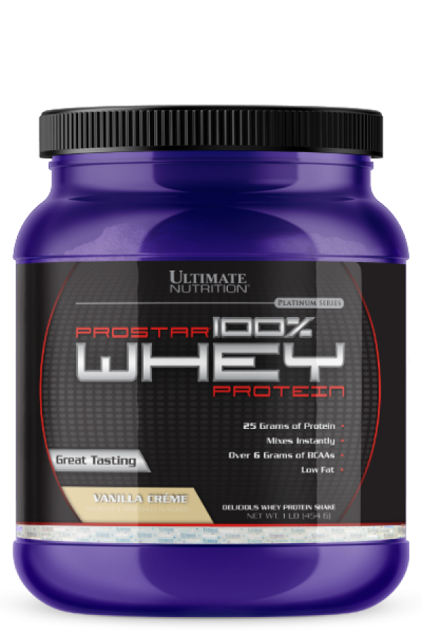 Ultimate Nutrition 100% Whey Prostar, Vanila, 454 g