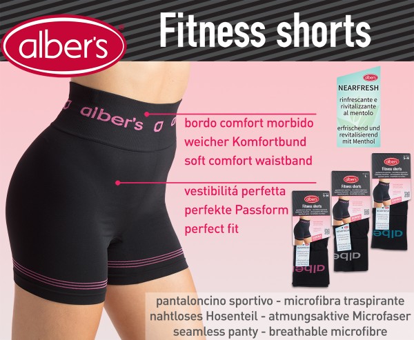 Albers Fitnes Šorc Pink S-M